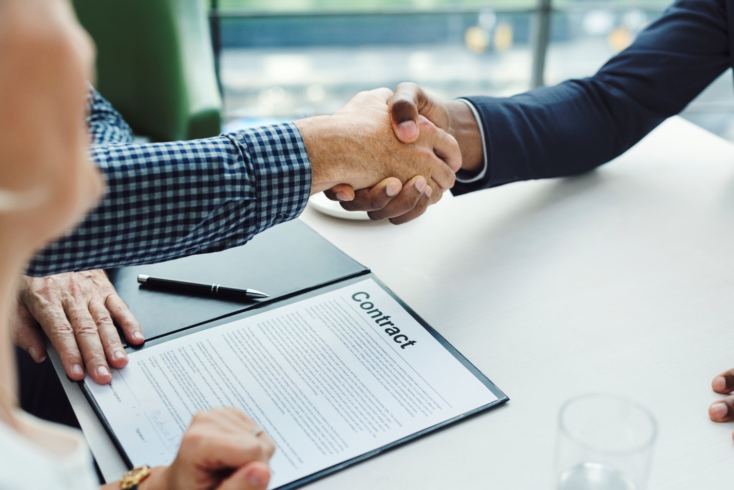 Finalizing partnership with contract